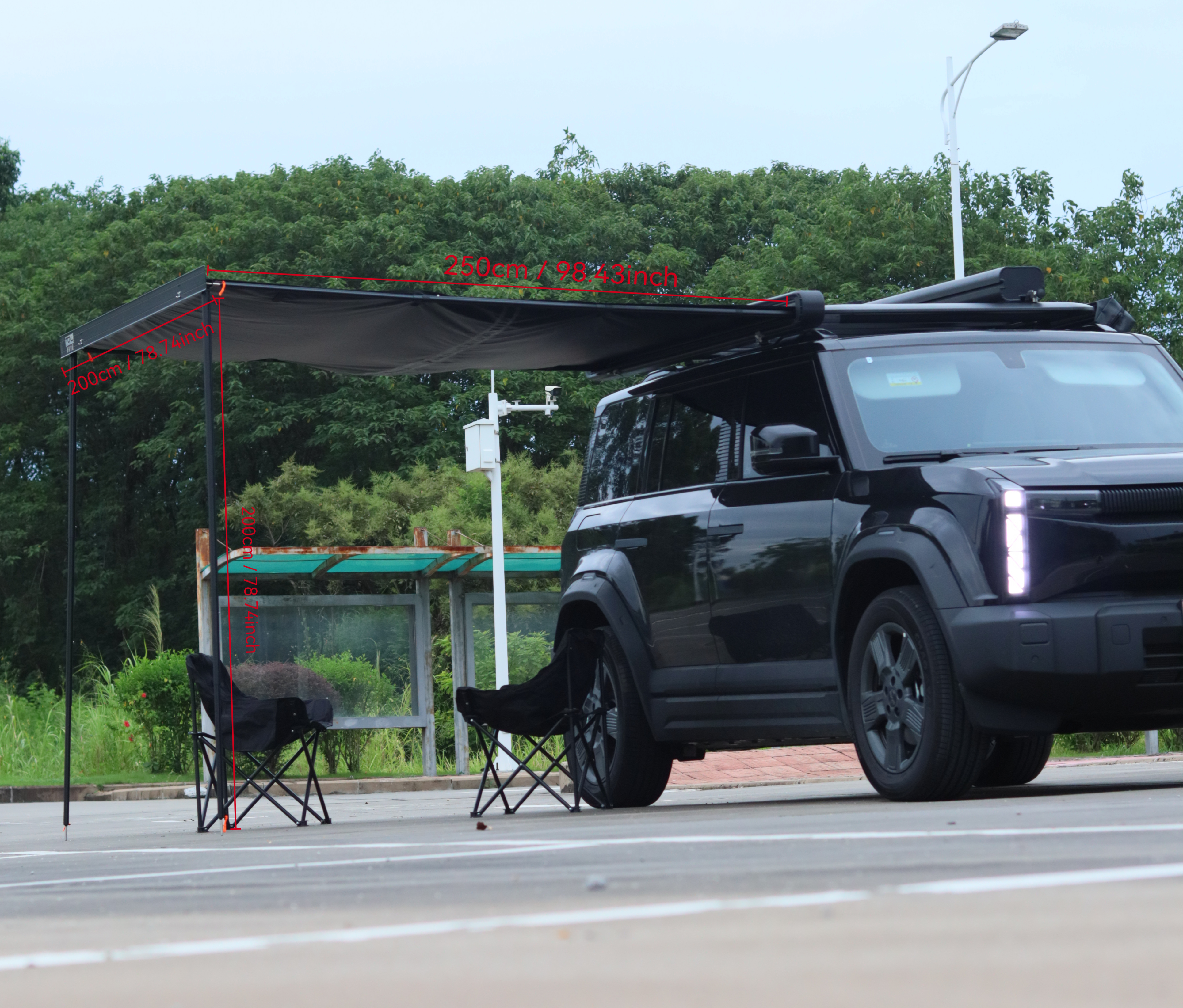 Car side tent